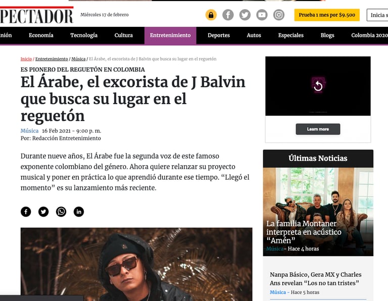 El Espectador - Arabe "El de la Clave"