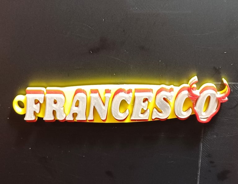 PORTACHIAVI 3D PERSONALIZZATO