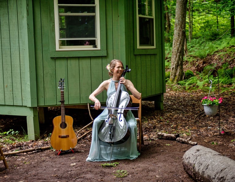 cellist, photo by Vanessa Wheeler of All Occasions Photo