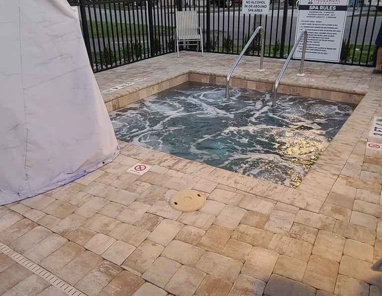 shared hot tub