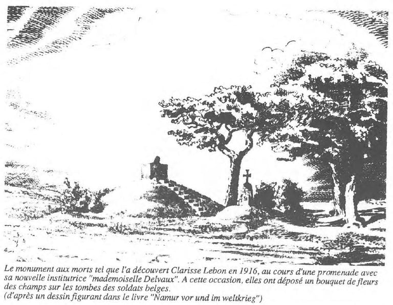 Mausolée de Limoy (1920 ?) aujourd'hui disparu