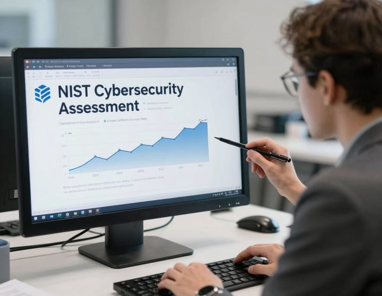 Close-up of hands analyzing security reports with charts and graphs.