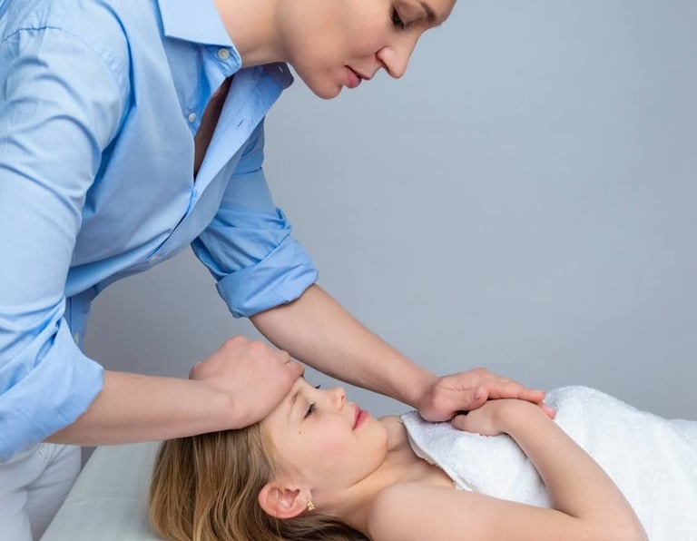 vaikų masažas