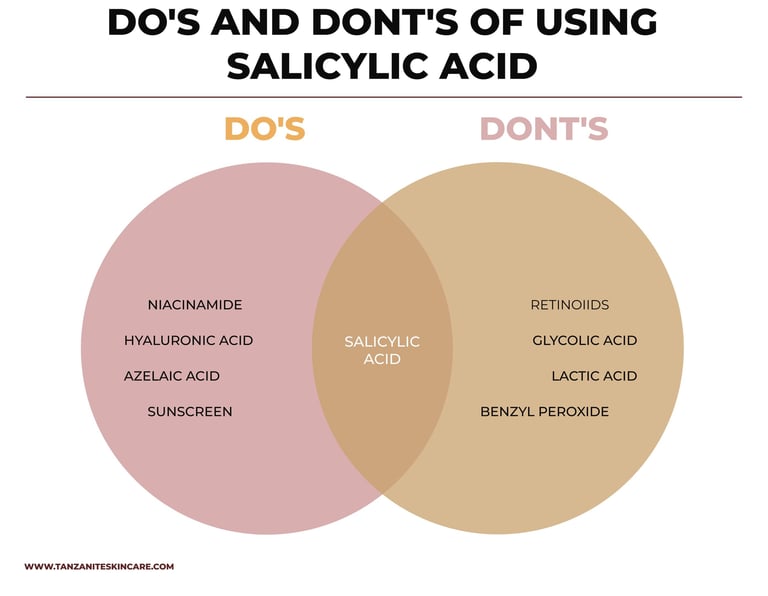 do's and dont's of salicylic acid