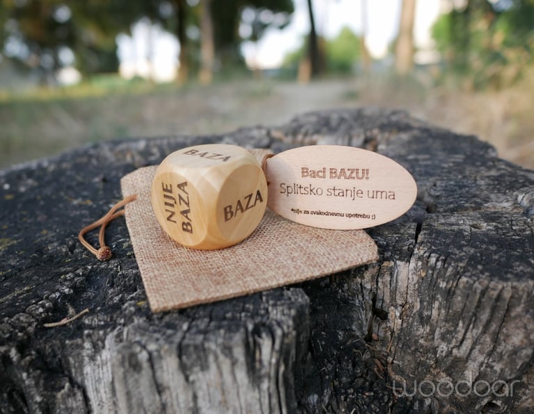 big wooden dice game
