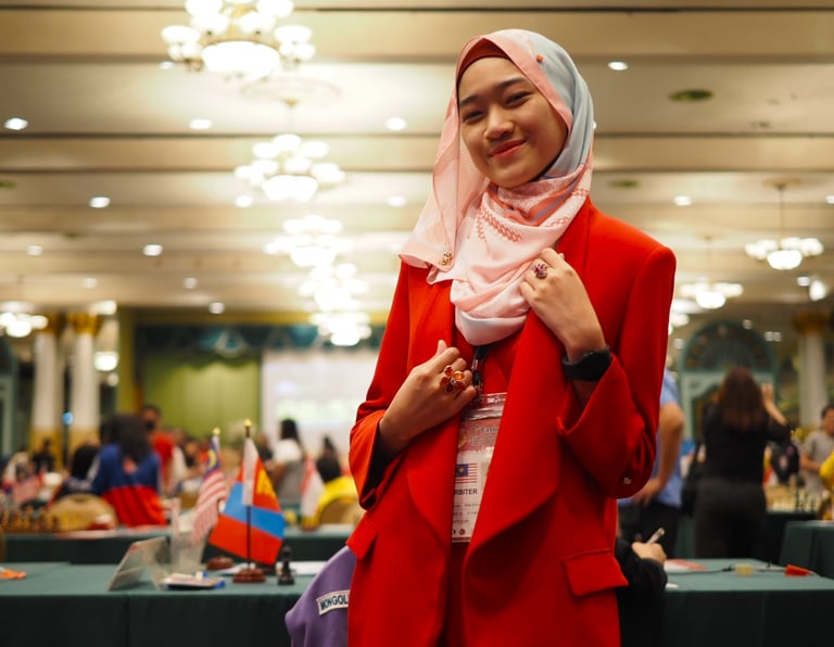 International Arbiter Ellie Emira Syamimi. Malaysia Chess. Chess Clicks. Malaysia's 1st Female IA