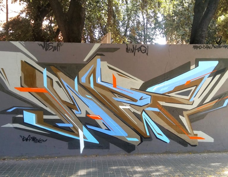 Mes, graffiti, spray, murales, letras , Barcelona, pintura, arte urbano