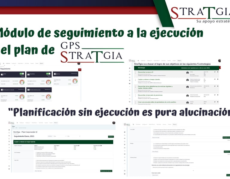Cómo hacer seguimiento a la ejecución de un plan estratégico con GPS StraTgia