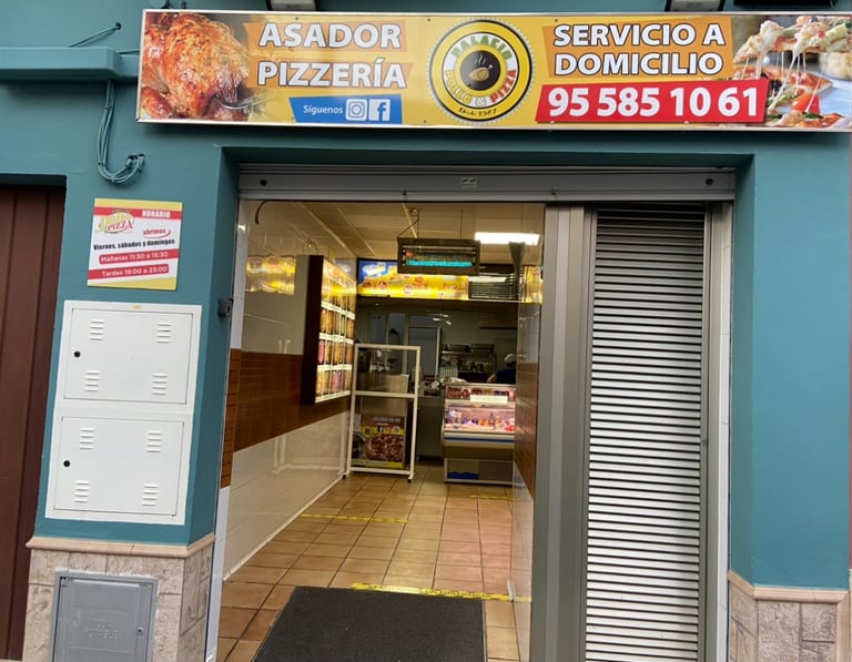 PEDIR COMIDA PALACIO DEL POLLO Y LA PIZZA