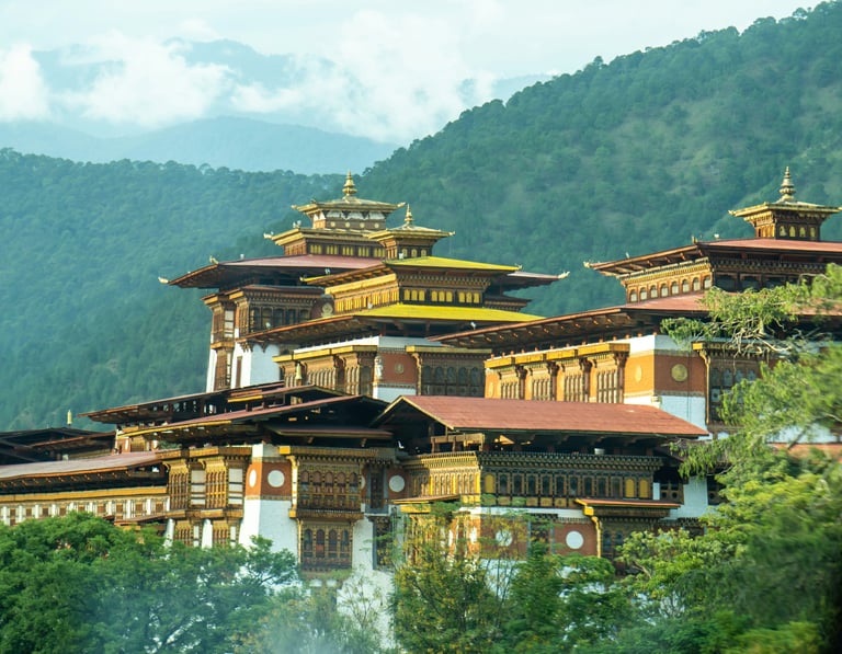 Punakha Dzong, also known as Pungthang Dewa chhenbi Phodrang