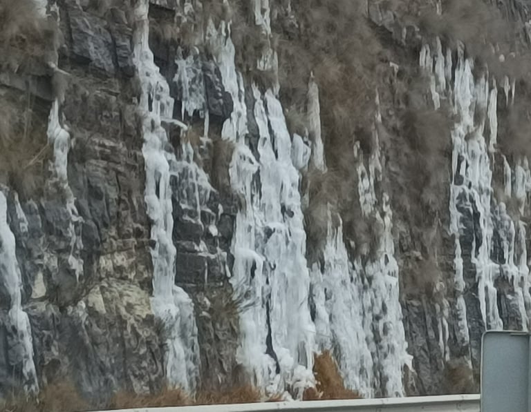 On the way into town