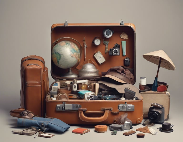 a well-packed suitcase