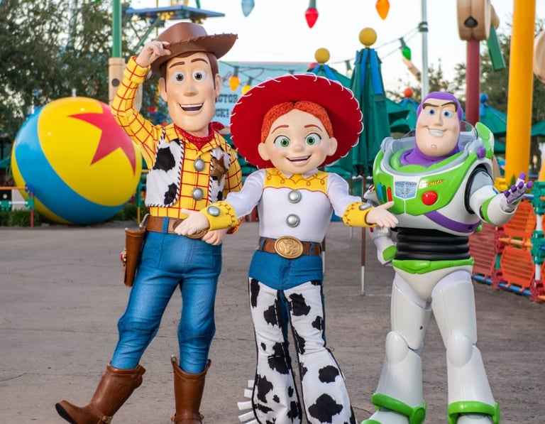 Conoce a los juguetes de Toy Story Land