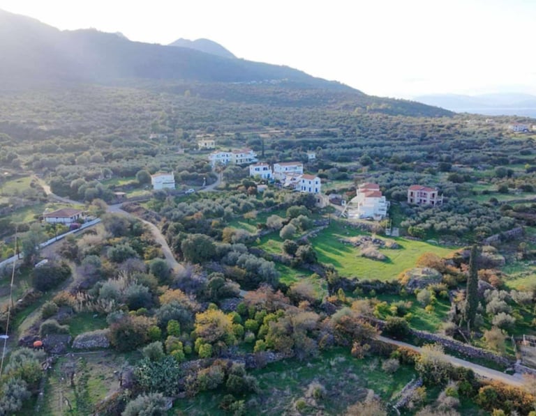 Serene village surrounded by nature and the sea, your affordable escape to Greek living