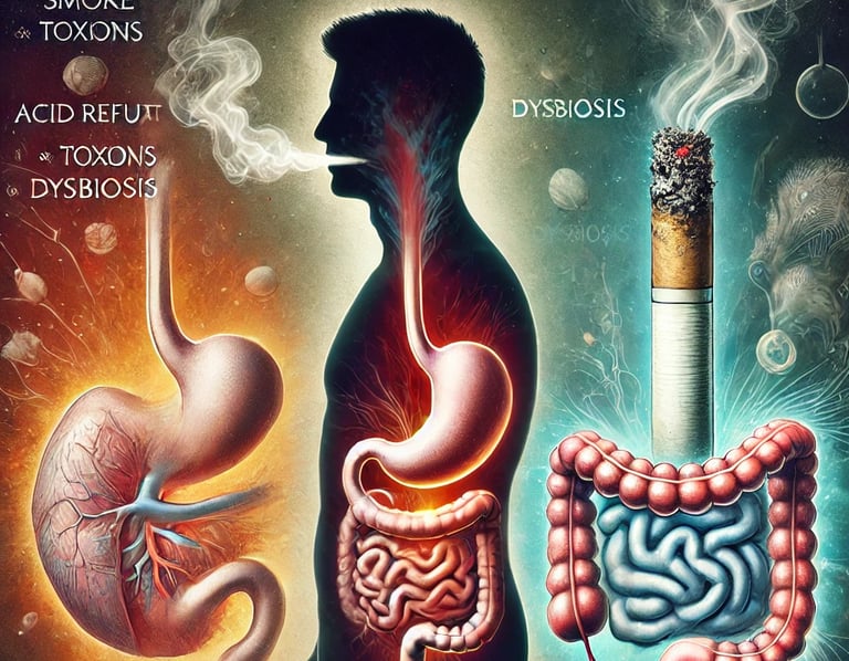 Effets du tabac sur la sphÚre digestive et ostéopathie