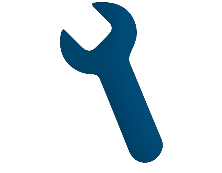 a wrench with a wrench on it