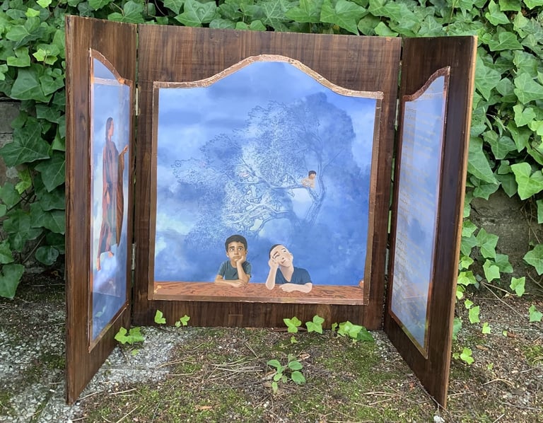 oeuvre Tryptique II de Yasmine.b