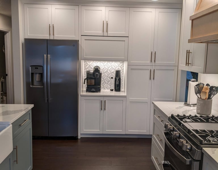 custom kitchen painted craftsman cabinets