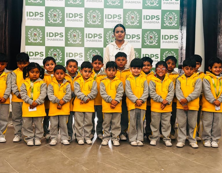 International Delhi Public School Jhabrera Nursery Batch 2025-2026