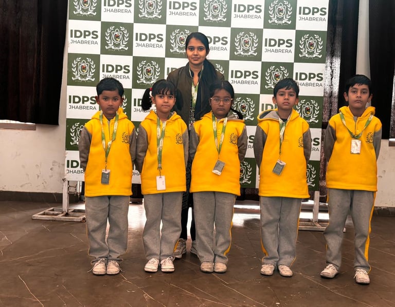 International Delhi Public School Jhabrera 1st Class Batch 2025-2026