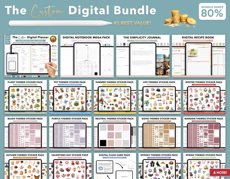 Digital Planner, Goodnotes Planner, iPad Planner, Notability Planner,Dated Digital Planner,2024 2025