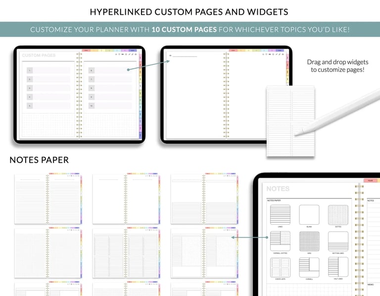 Digital Planner, Goodnotes Planner, iPad Planner, Notability Planner,Dated Digital Planner,2024 2025