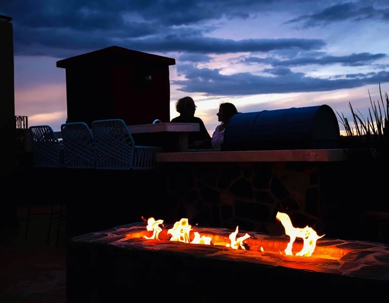 rooftop terrace with views san miguel de allende