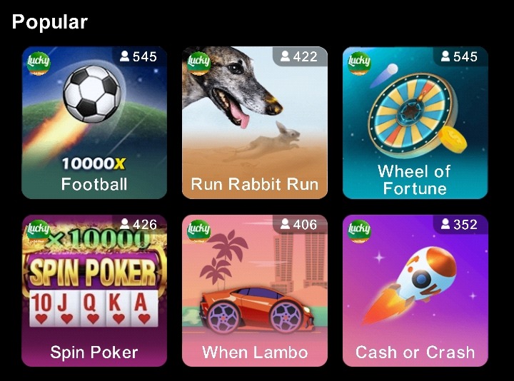 Lucky Winner Popular Games
