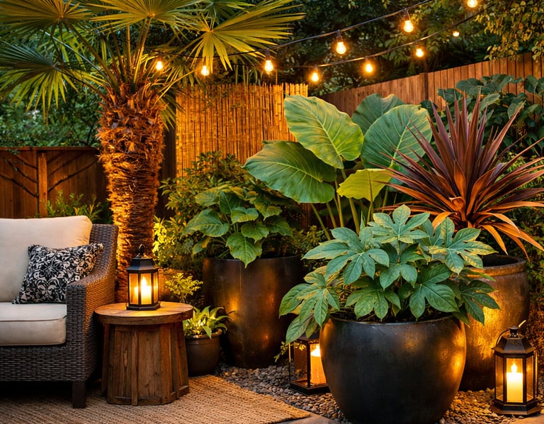 tropical patio