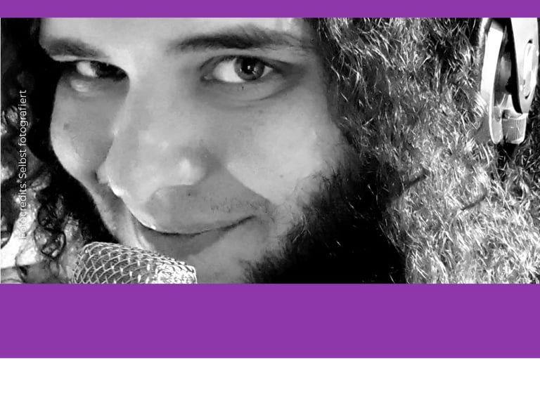 Der Hörspiel-Cast von Autor Luca Snow - "Existence": Sprecher und Sänger Eric Kaiser