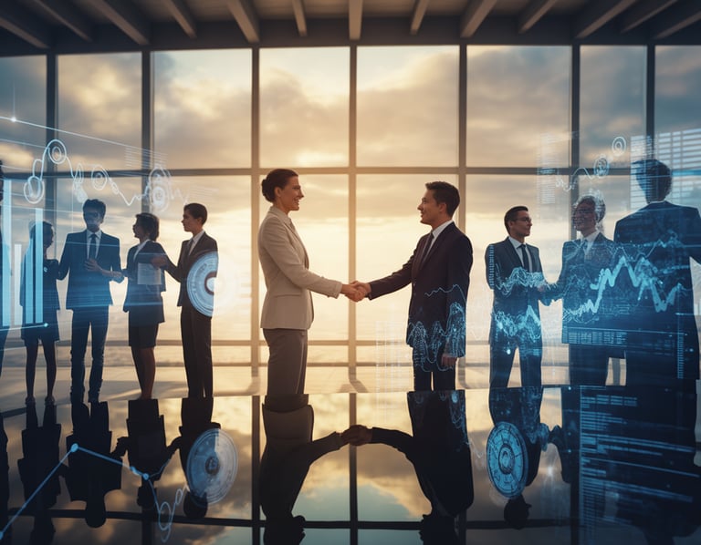 Business Meeting geführt durch Ad Interim Manager