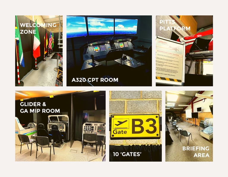 a bunch of different pictures of a room