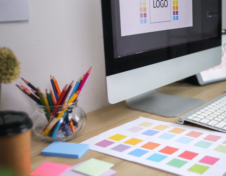 realisations graphiques logo identité visuelle clem color