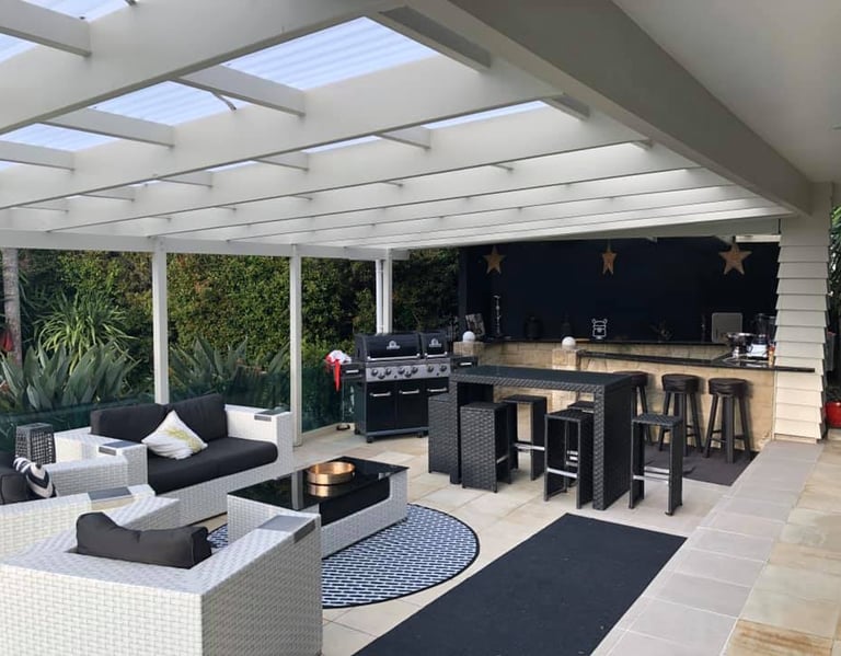 Outdoor patio home renovation Bramwell Builders Greenhithe