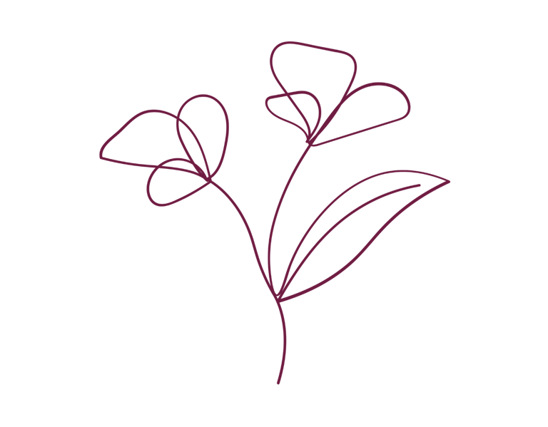 Abstrakte Blumenillustration
