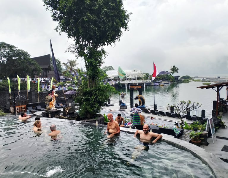 hotspring mount batur