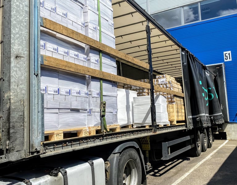 Dalinių krovinių gabenimas Vakarų ir Pietų Europoje | Easting Road Freight.