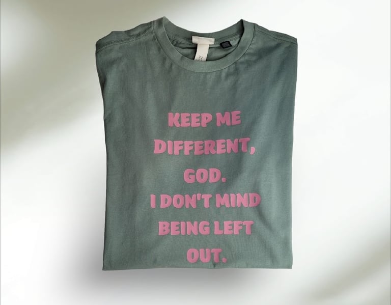 a t - shirt with a quote on it