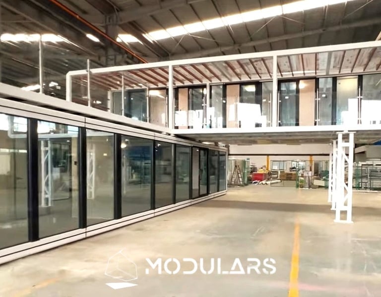 Vivienda modular, casa modular prefabricada doble piso personalizable Modulars VM2A4