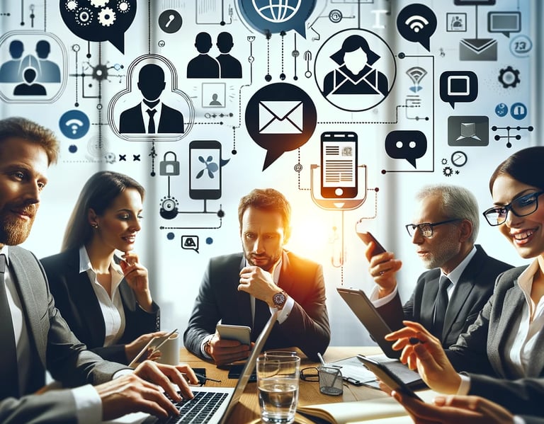 Company executives making hiring decisions