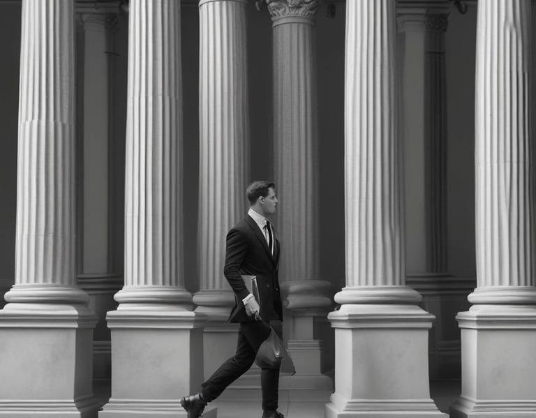 A focused business meeting where a team discusses growth strategies using charts and laptops.