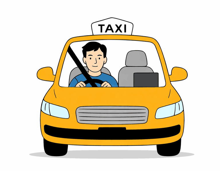 Driver Driving Candolim Taxi