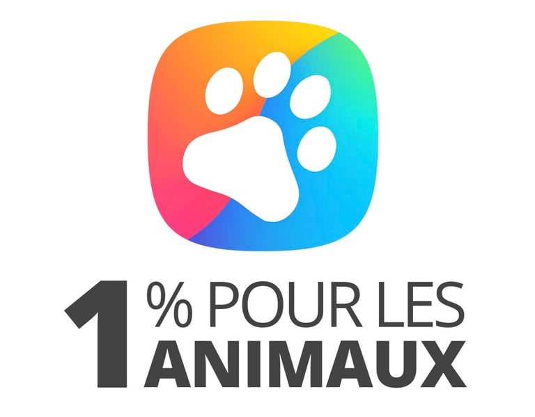 1% pour les animaux