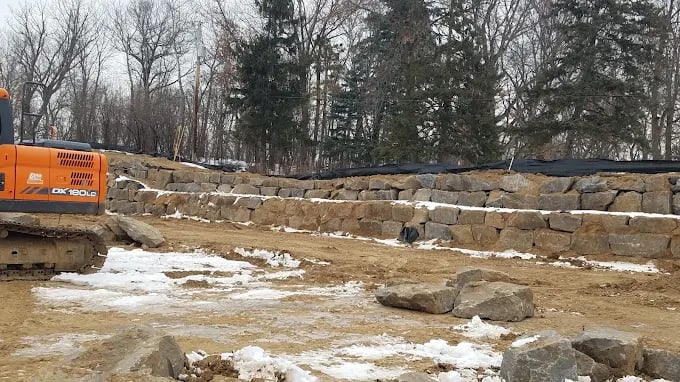the retaining wall group - professional landscape and tree removal near me