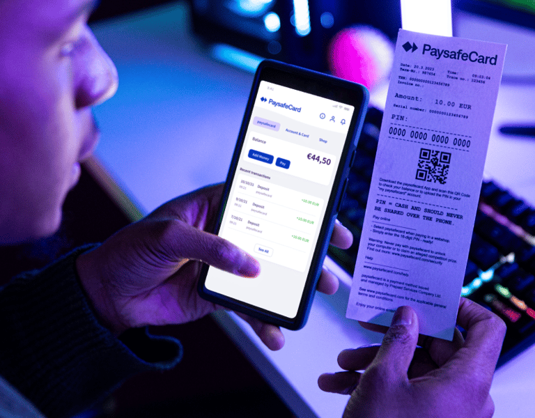 Authentification Paysafecard