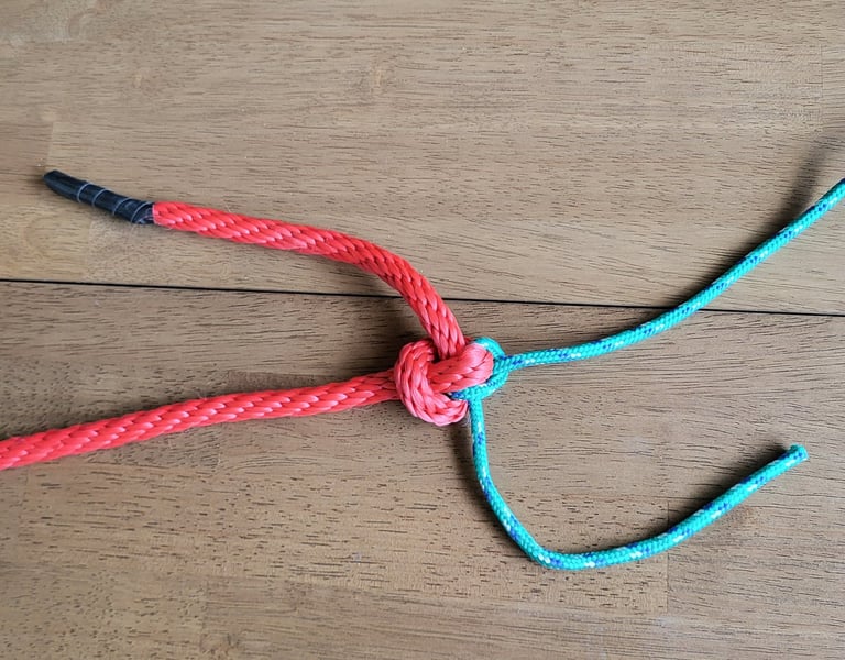 Zeppelin Bend in slightly different rope diameters