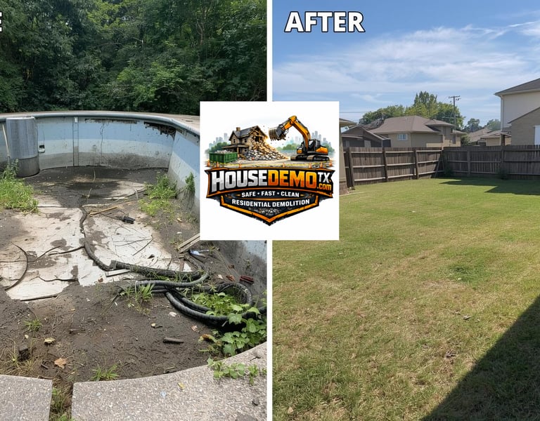 Swimming Pool Removal Beaumont TX