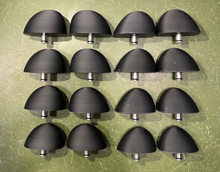 Difference de forme des Embout Longueur Standard et Embout Longueur Volume. Outils de Bootfitting.