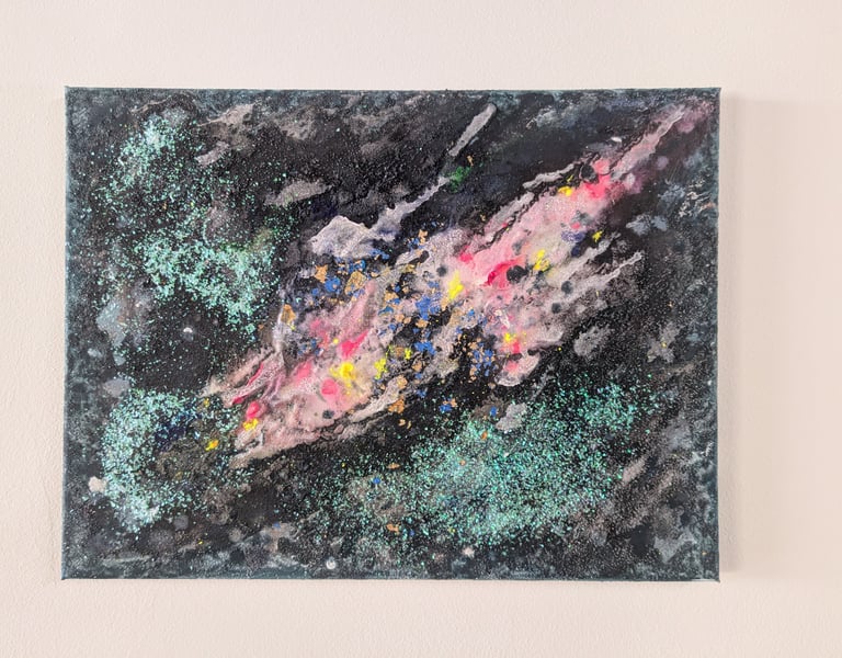 asteroid sonic painting