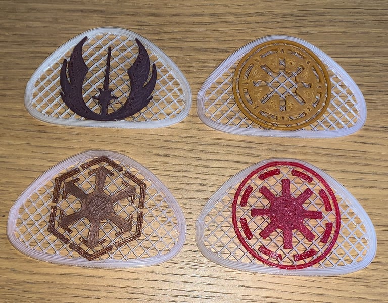 flo-23: 4x Startrek insignia